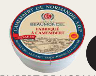 CAMEMBERT DE NORMANDIE MOULÉ À LA LOUCHE BEAUMONCEL