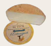 AFFINÉE AU MARC DE RAISIN L’ESTANGUET-TOMME DE CHÈVRE FROTTÉE AU VIN DU JURANCON
